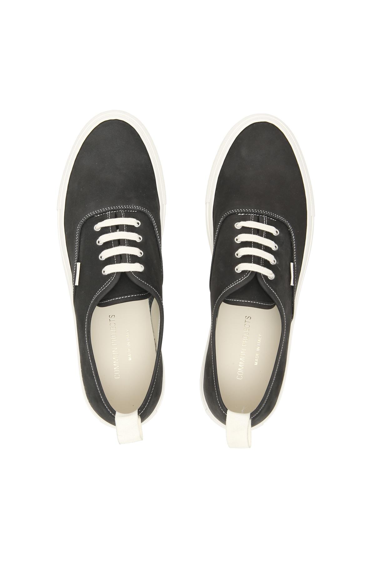 common projects four hole nubuck sneakers