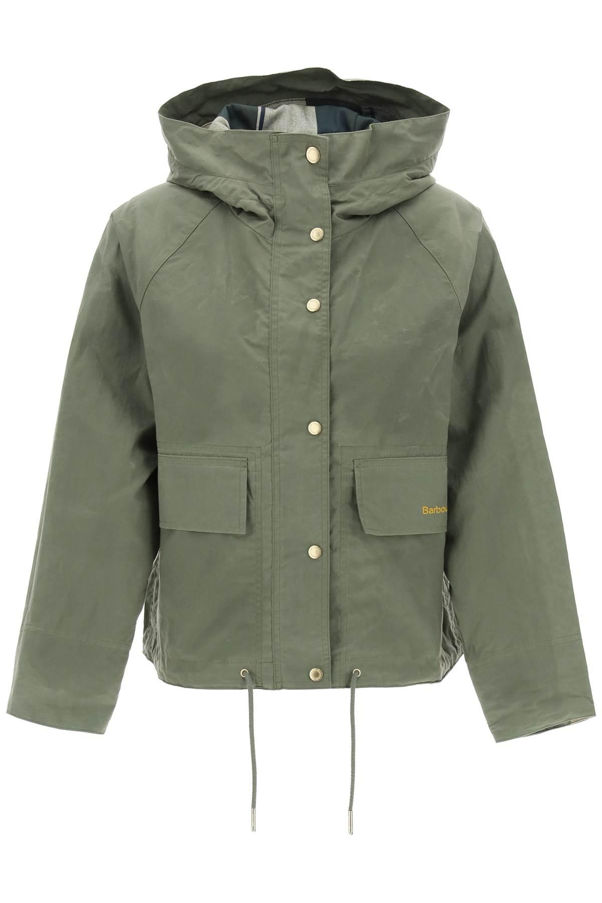 Barbour Nith Hooded Jacket With in Green Lyst Canada