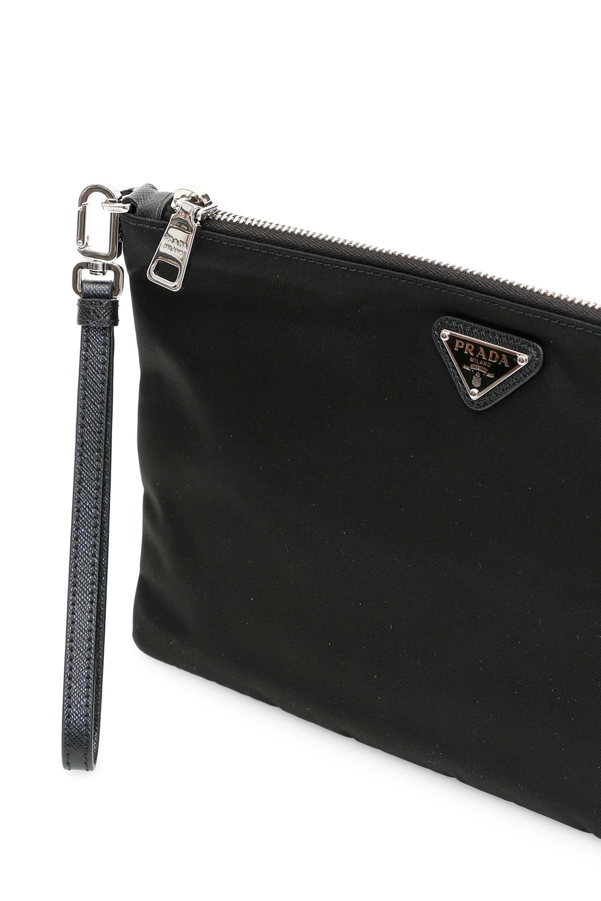 prada pouch black