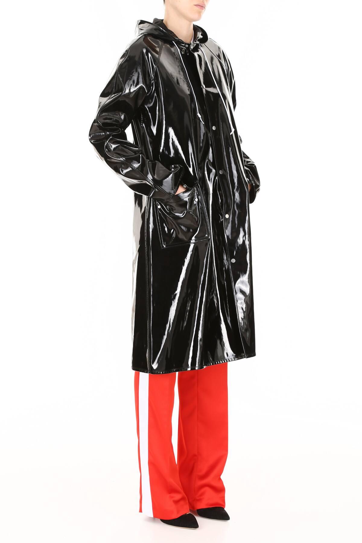 long vinyl raincoat