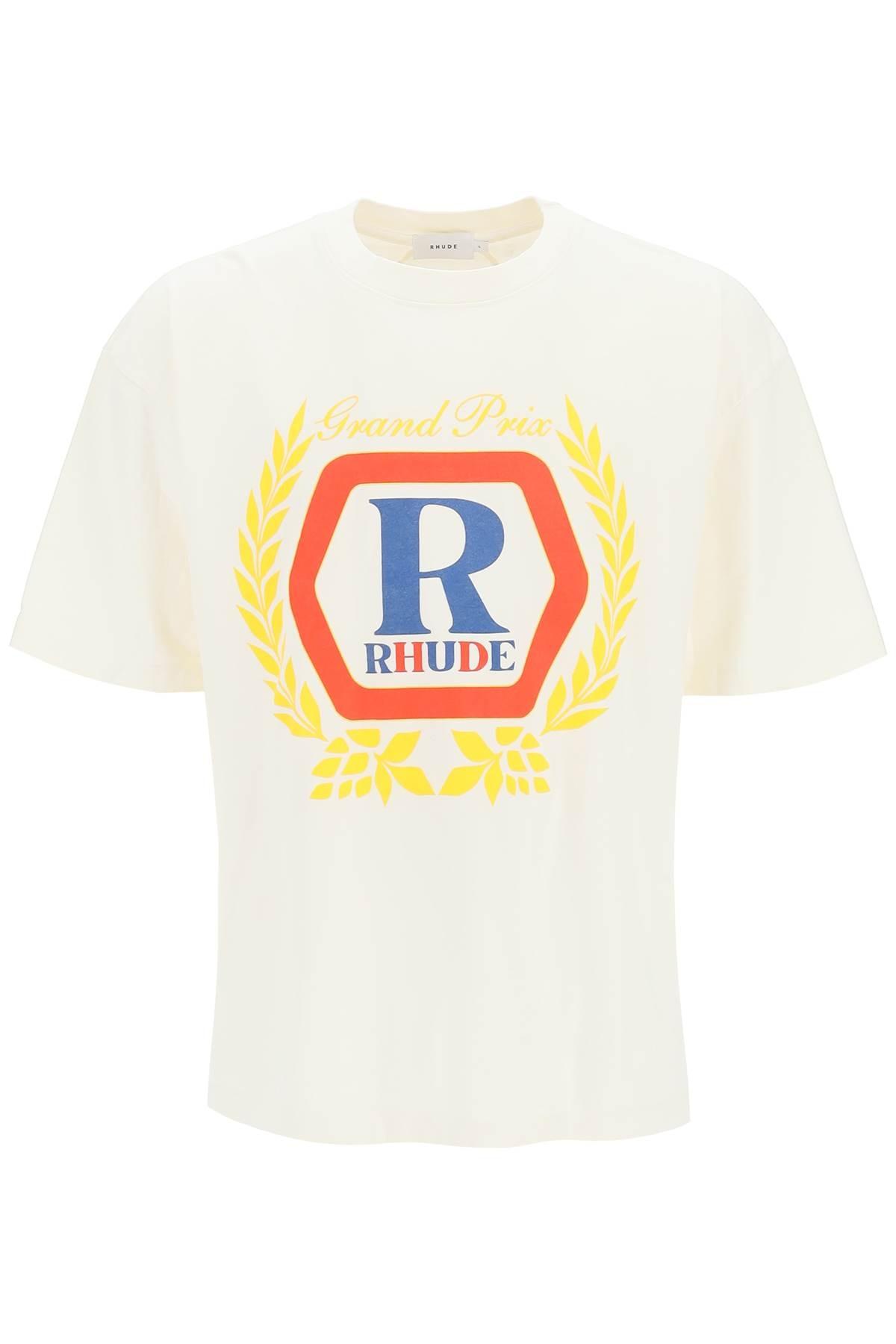 Rhude Hopps T-shirt in Gray for Men | Lyst