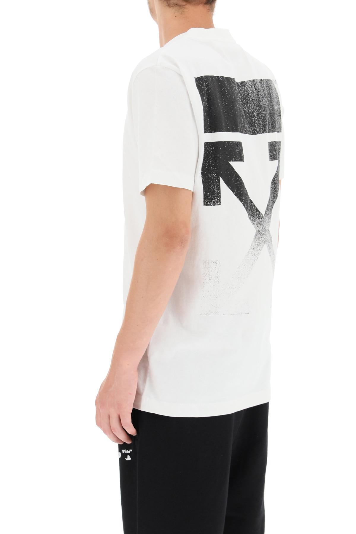 Off-White c/o Virgil Abloh Degrade Arrow T-shirt in White for Men | Lyst
