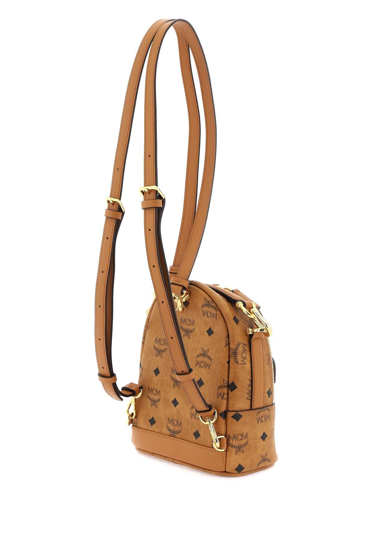 Mcm visetos top mini backpack