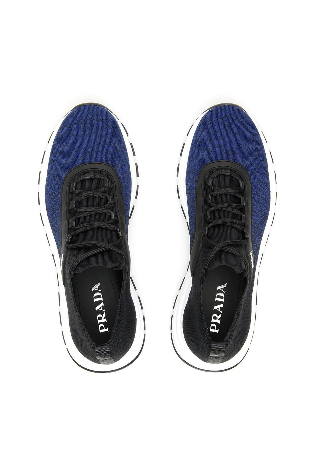 Prada Prax 01 Sneakers in Black,Blue (Black) for Men | Lyst