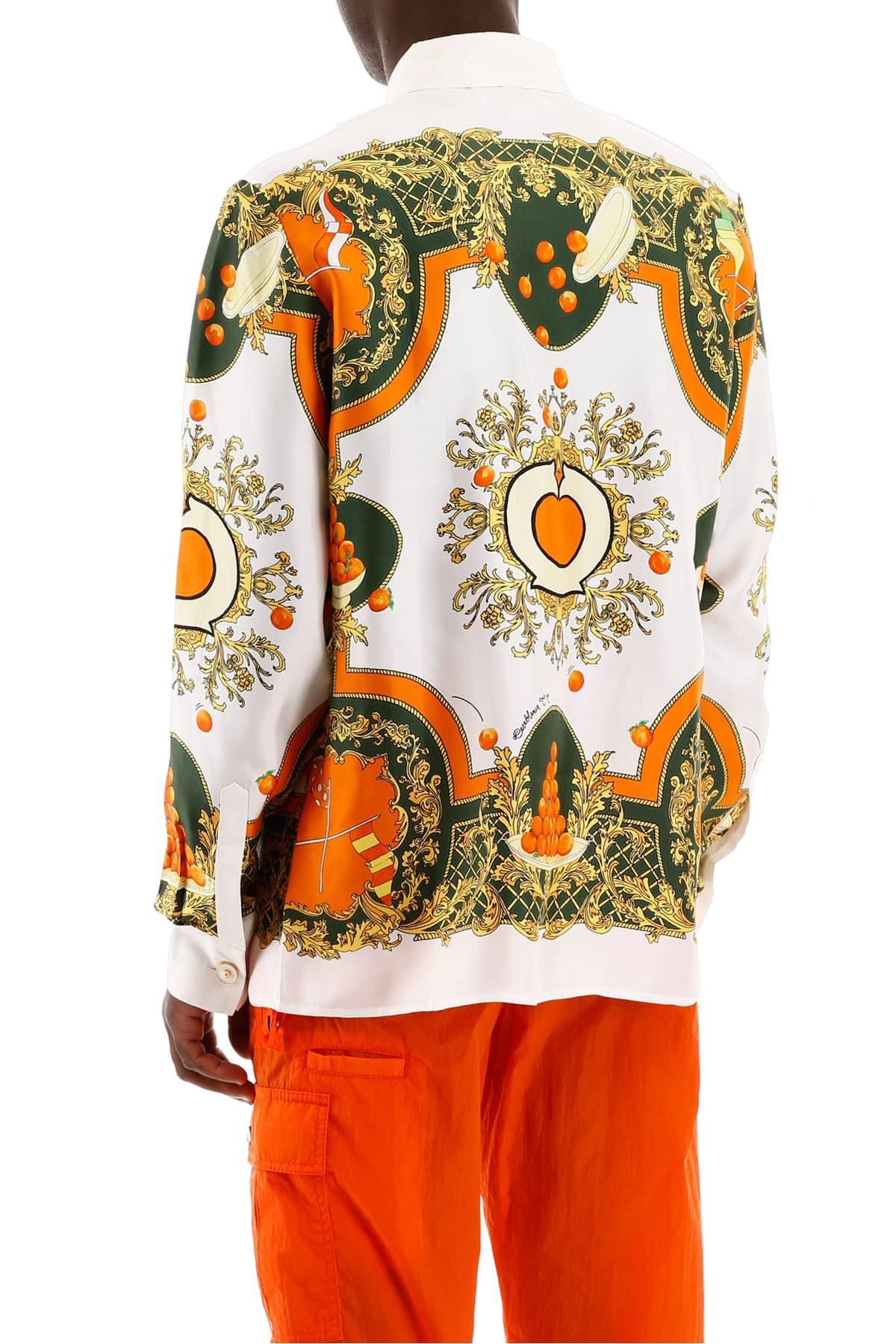 casablanca orange shirt