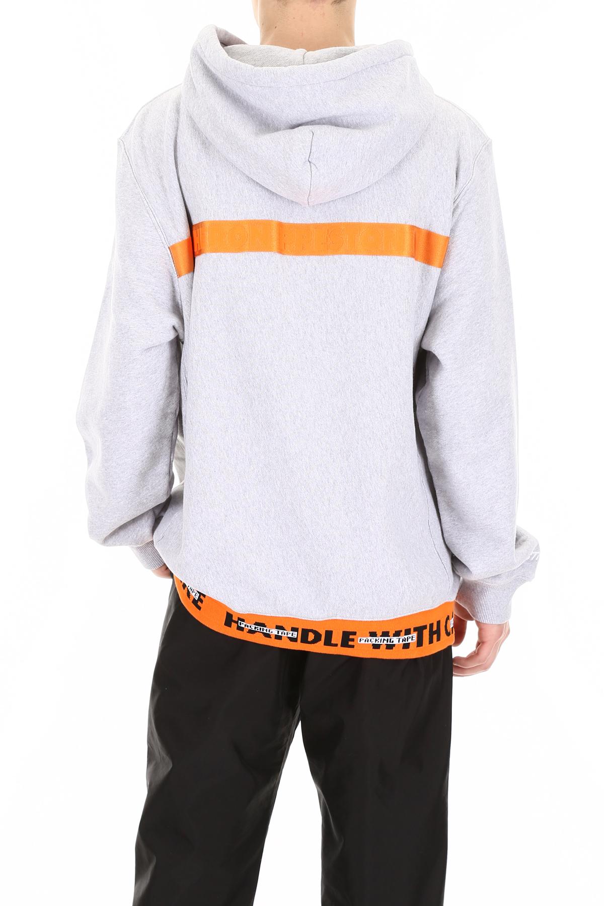 heron preston handle with care hoodie