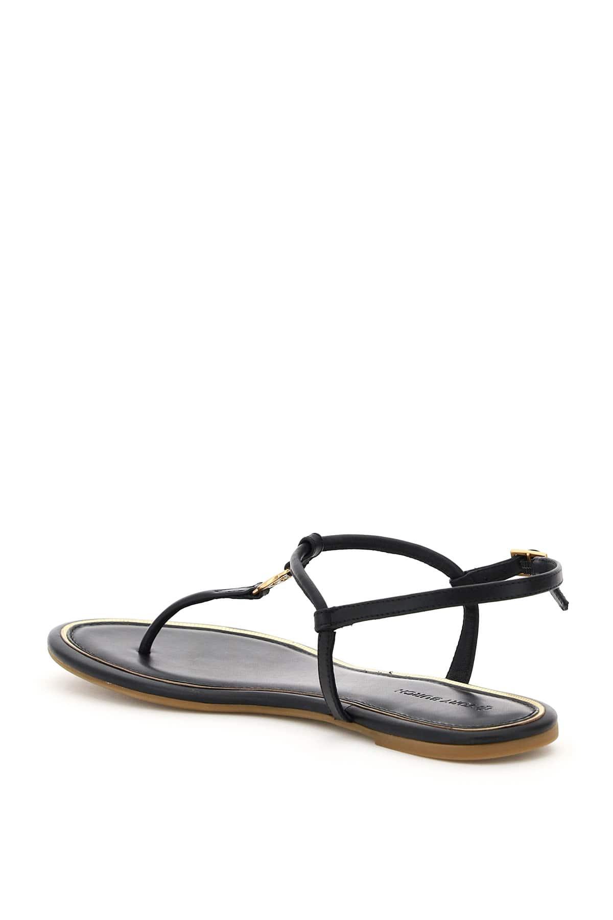 Tory Burch Emmy Leather Thong Sandals in Nero (Black) - Save 47% - Lyst