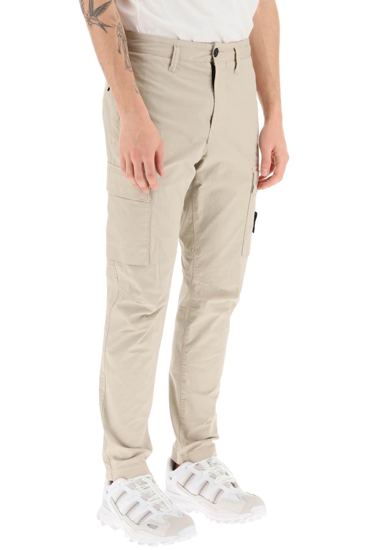 Stone Island Cargo Pants in Natural for Men | Lyst