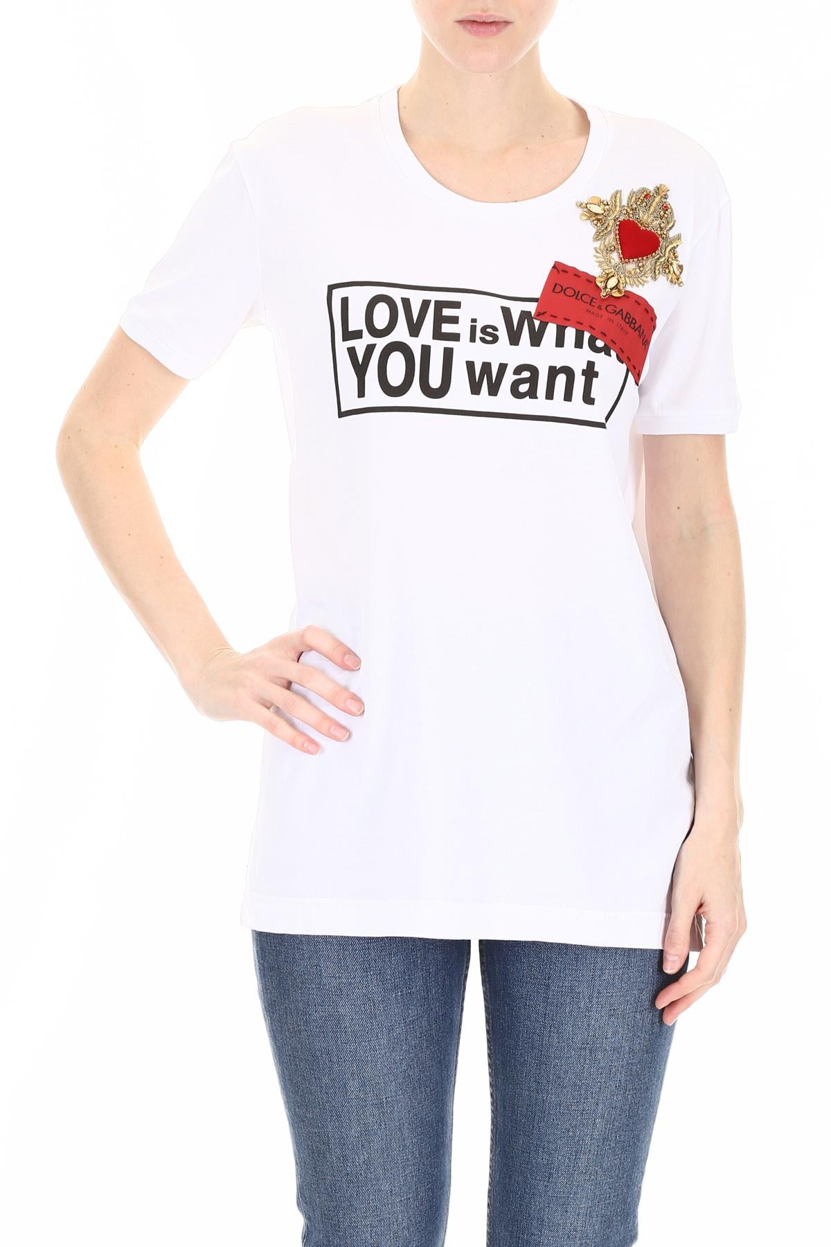 Dolce \u0026 Gabbana Embroidery Cotton T 