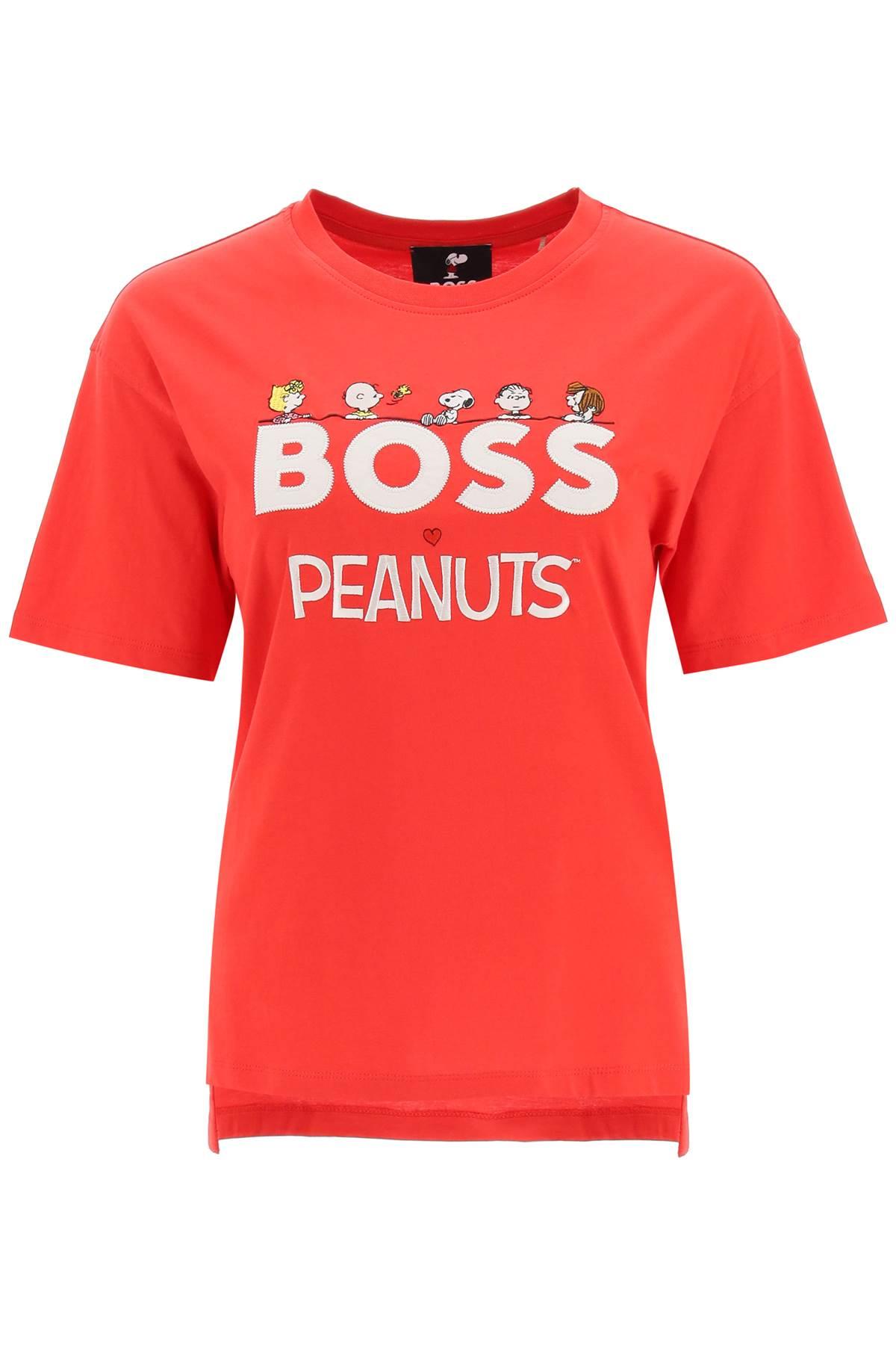 BOSS by HUGO BOSS Peanuts T-shirt in Red | Lyst