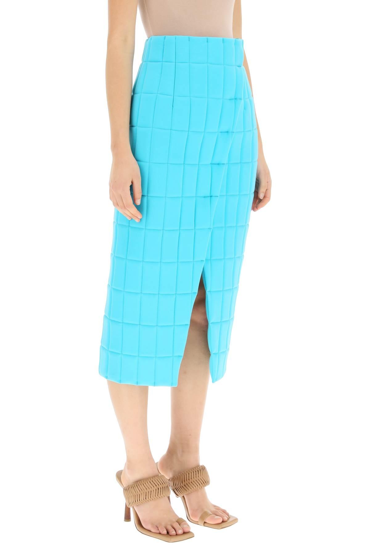White wrap skirt quilt top