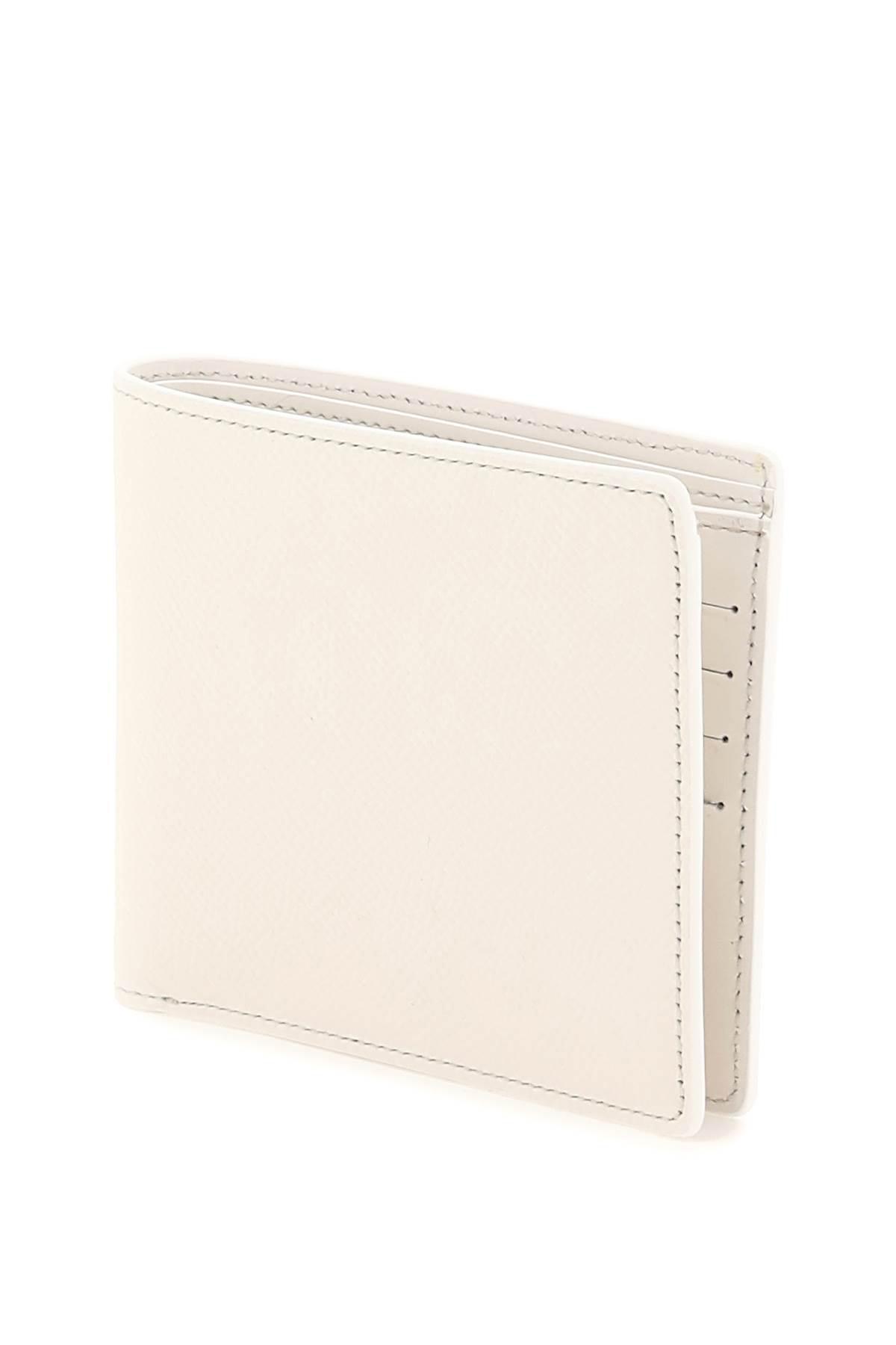 Maison Margiela Grained Leather Bi-fold Wallet in Natural for Men | Lyst UK