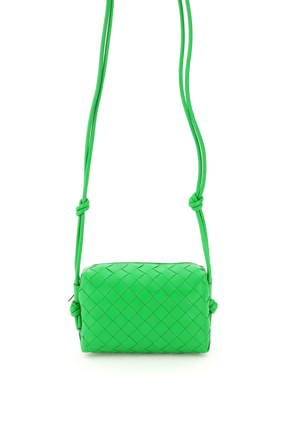 BORSA LOOP IN PELLE di Bottega Veneta in Verde | Lyst