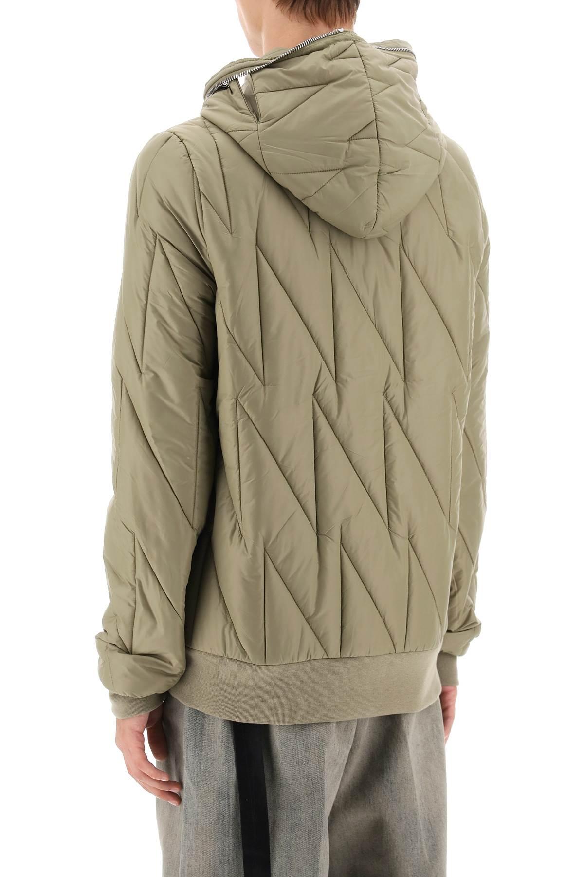 Rick Owens Khaki Jumbo Gimp Down Coat