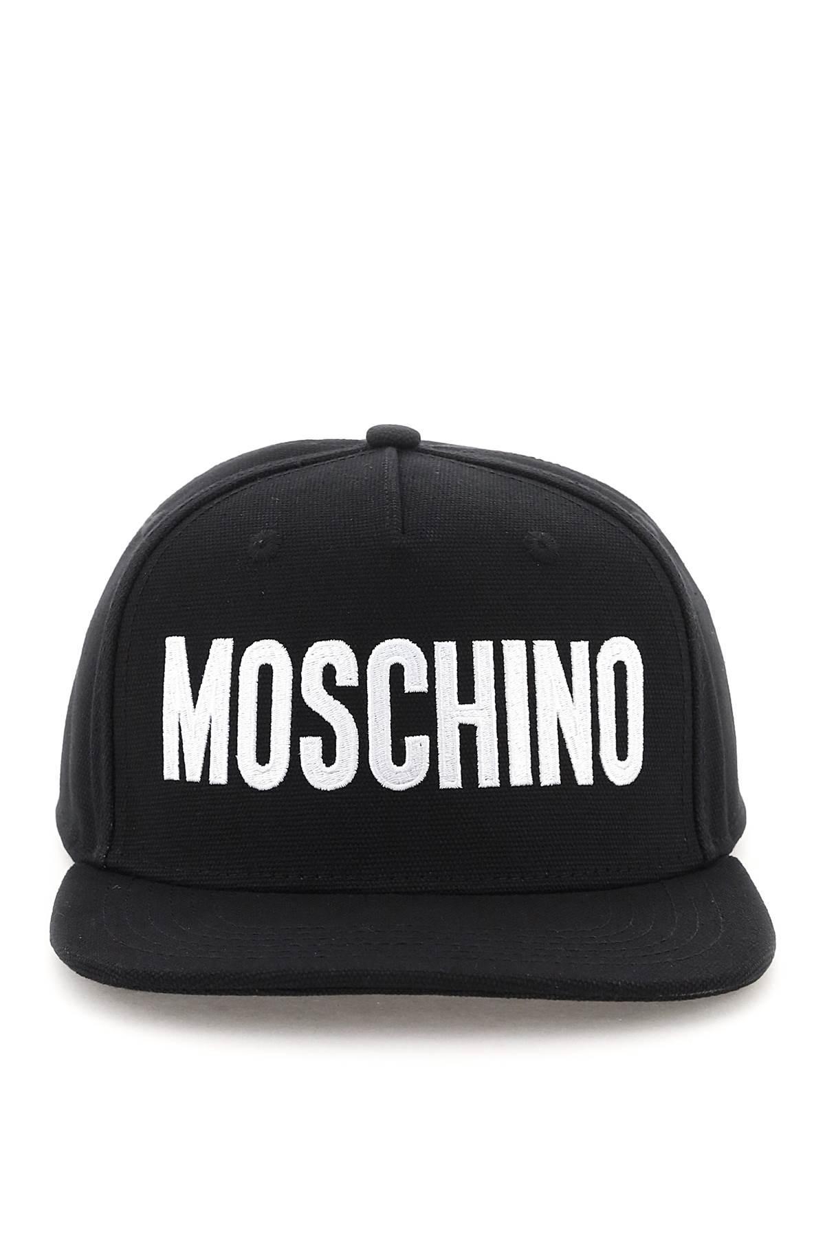 Moschino Logo Embroidery Baseball Cap in Black for Men | Lyst