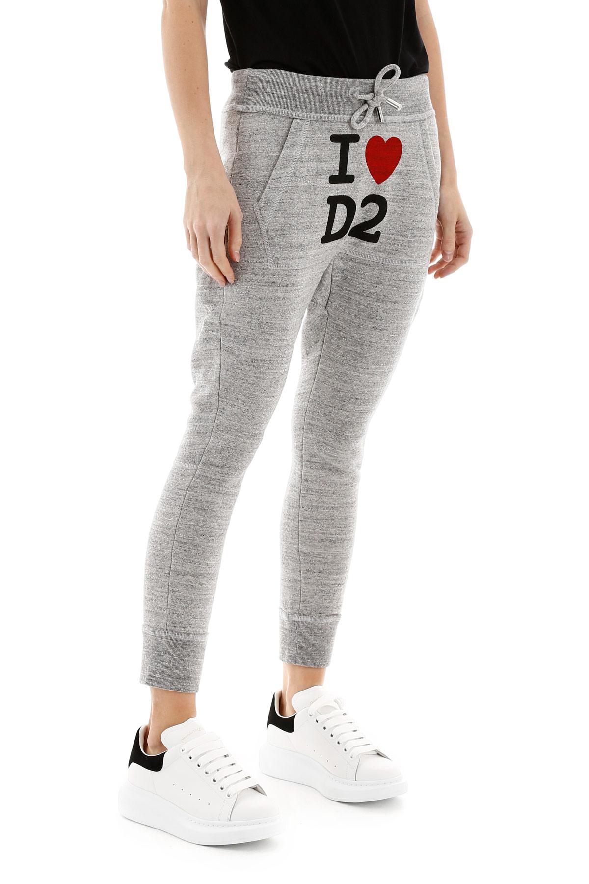 dsquared tape joggers