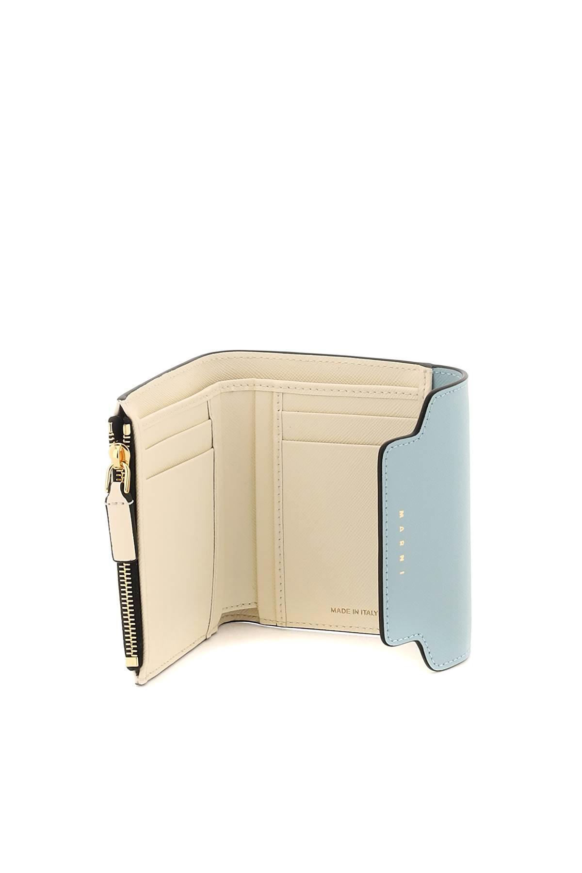 Marni colour-block bi-fold Leather Wallet - Farfetch