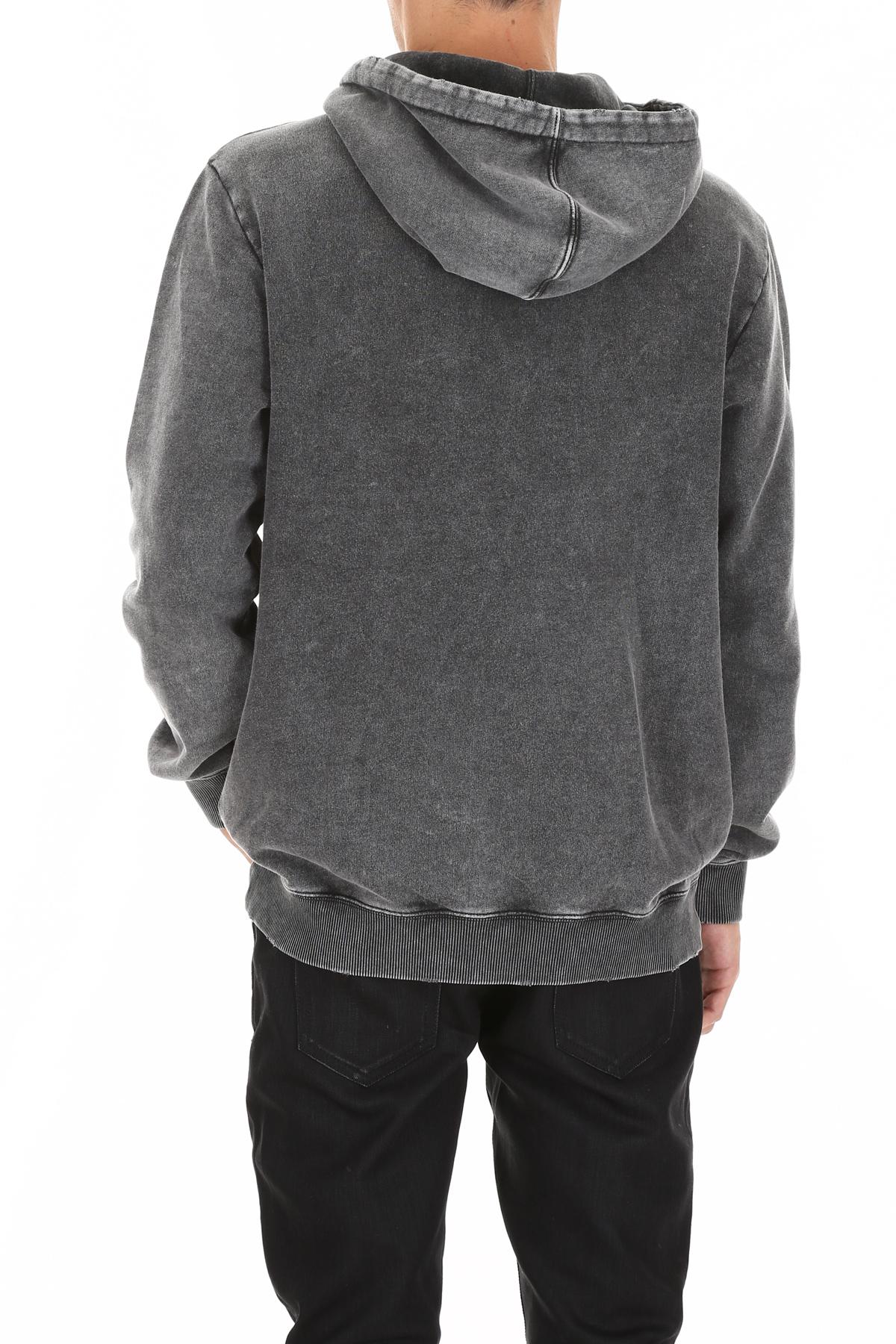 Saint laurent sales stone washed hoodie