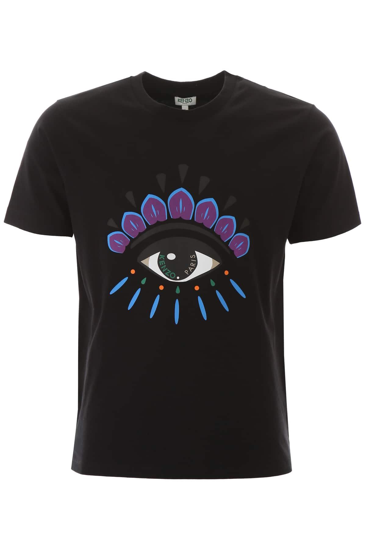 kenzo eye t shirt black