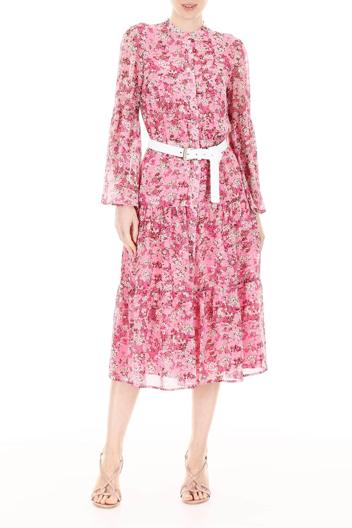 michael michael kors enchanted bloom midi dress