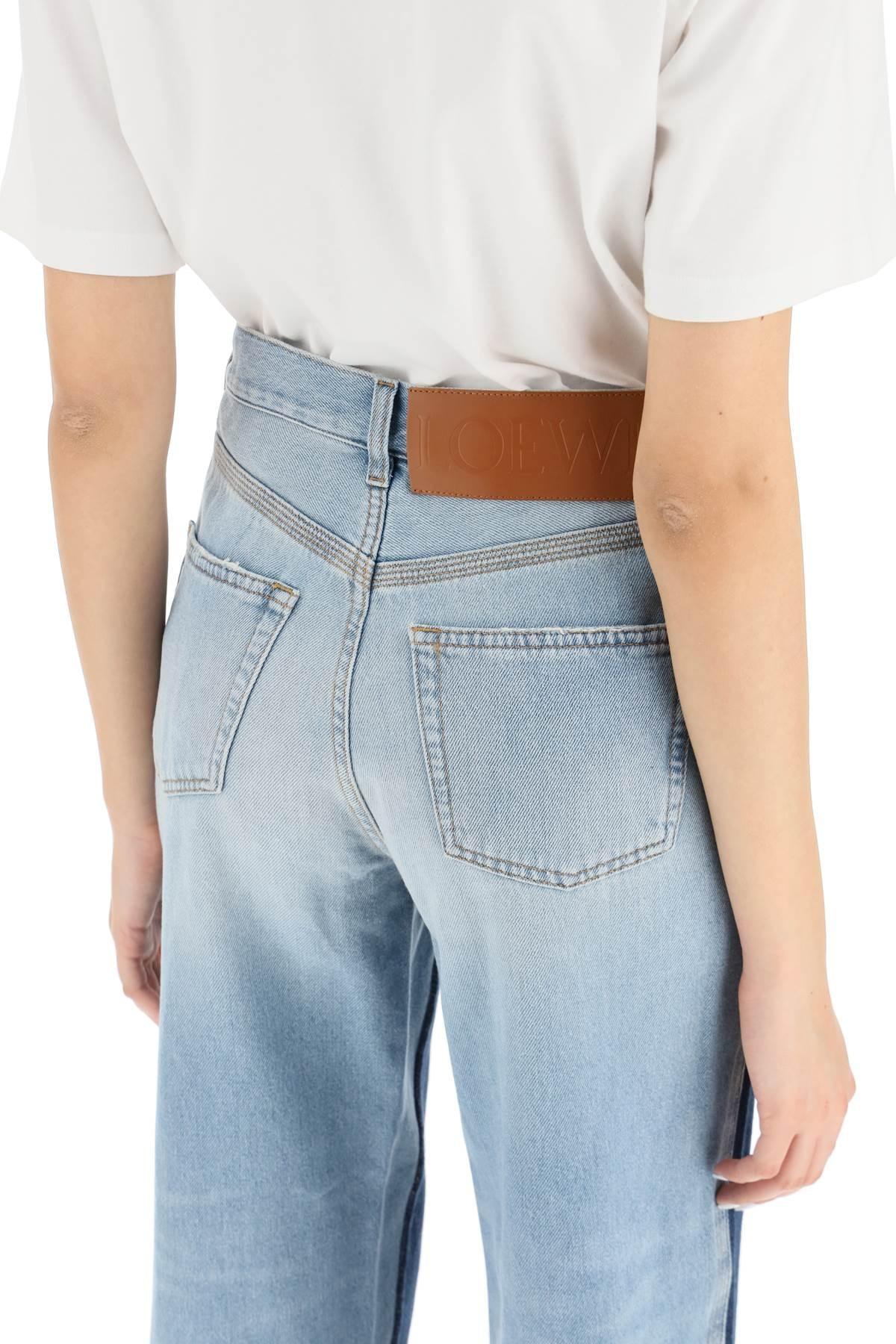 Loewe Two-tone Denim Jeans in Blue | Lyst Loewe Two-tone Denim Jeans in Blue | Lyst
