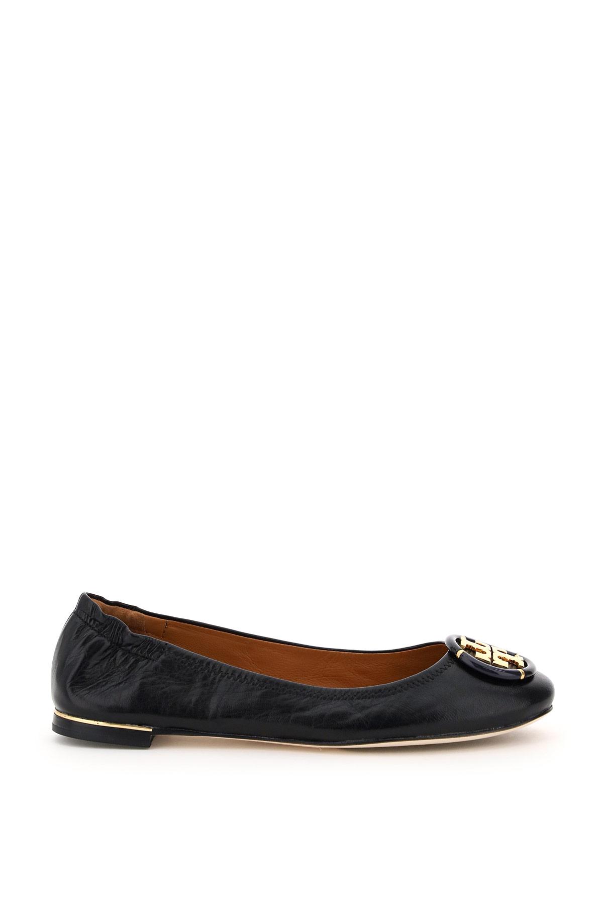 tory burch black minnie flats