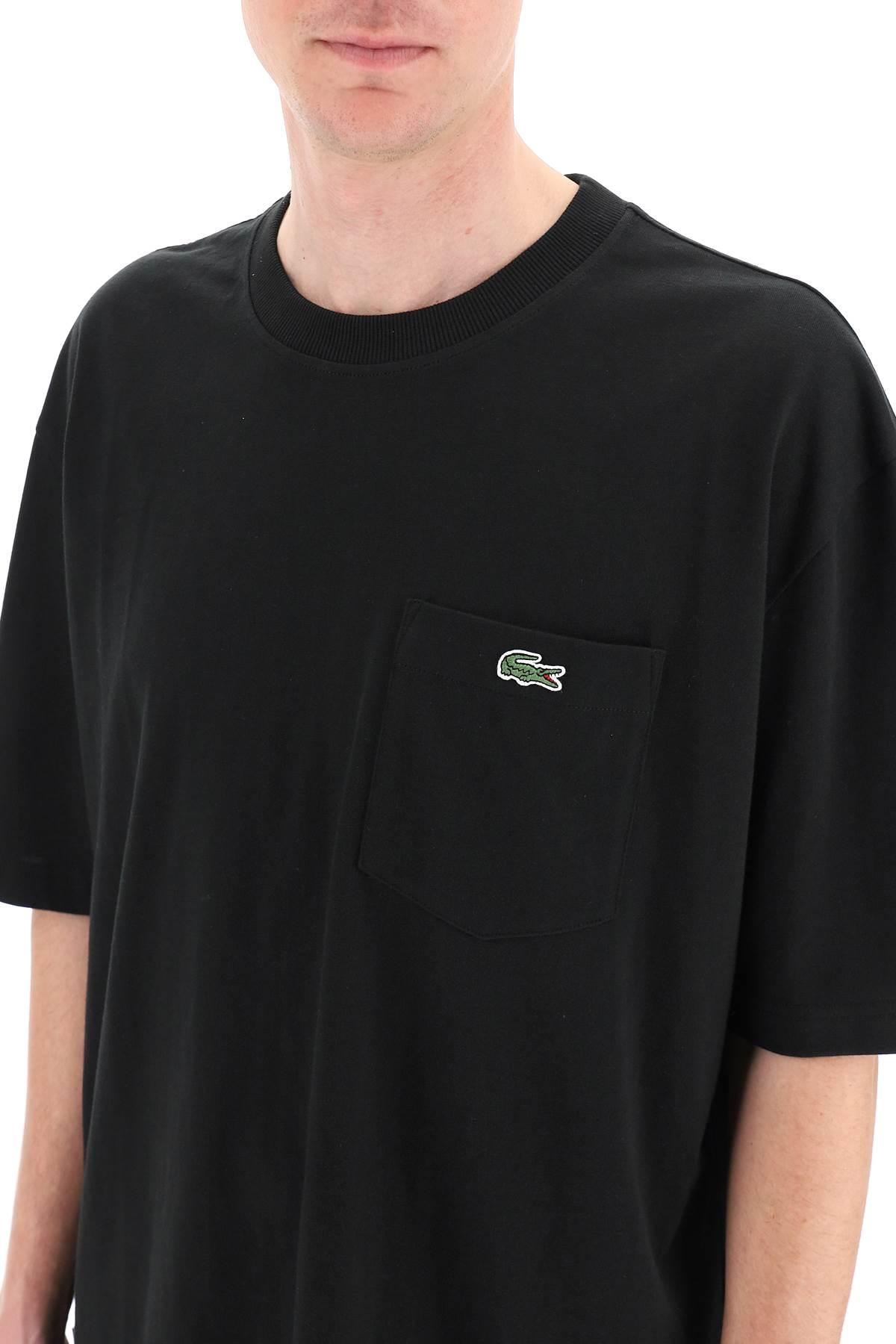 Oversigt Robe amerikansk dollar Lacoste L!ive Print T-shirt in Black for Men | Lyst