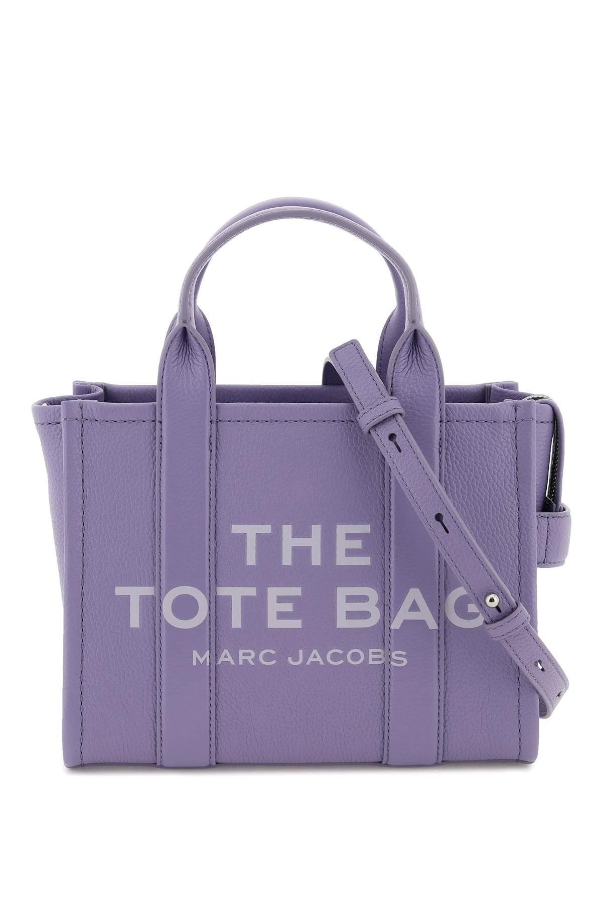 Marc Jacobs Leather The Mini Traveler Tote Bag in Purple | Lyst