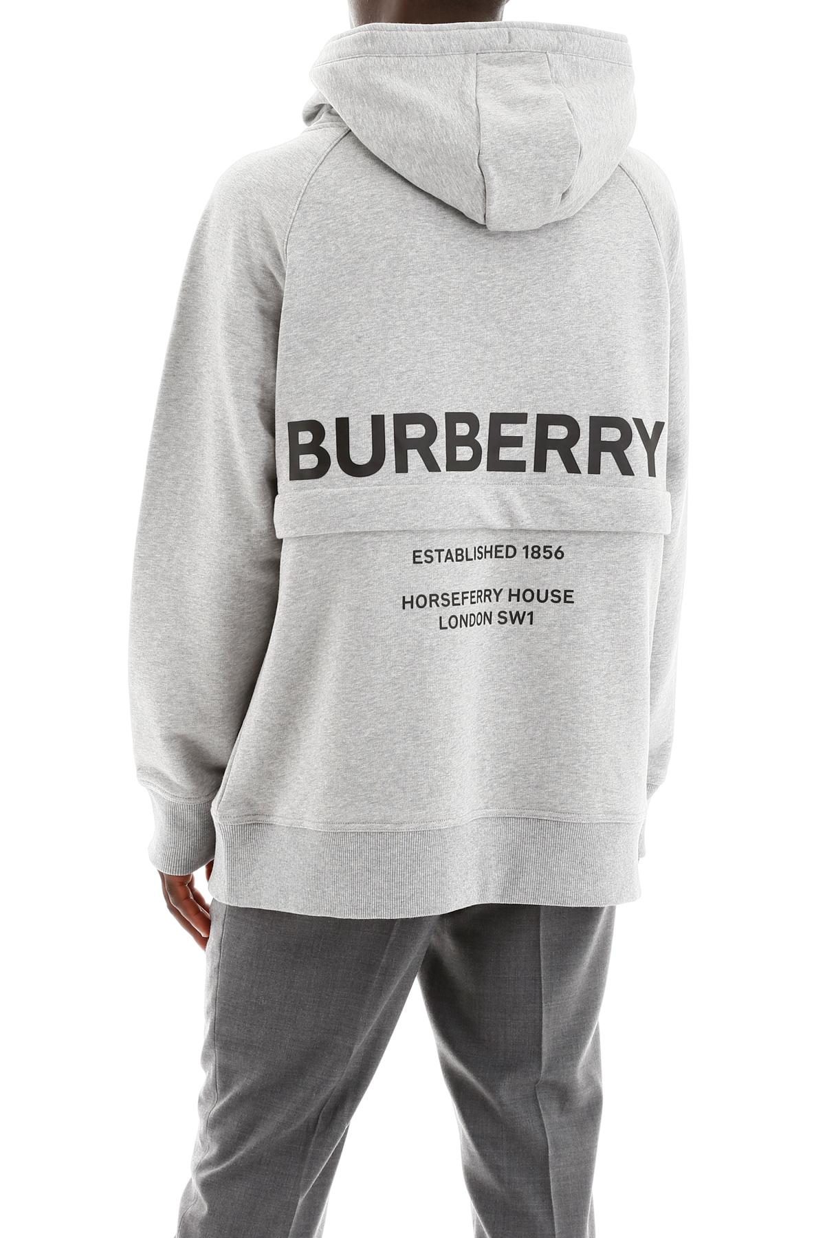 Burberry Archford Hoodie in Gray for Men | Lyst
