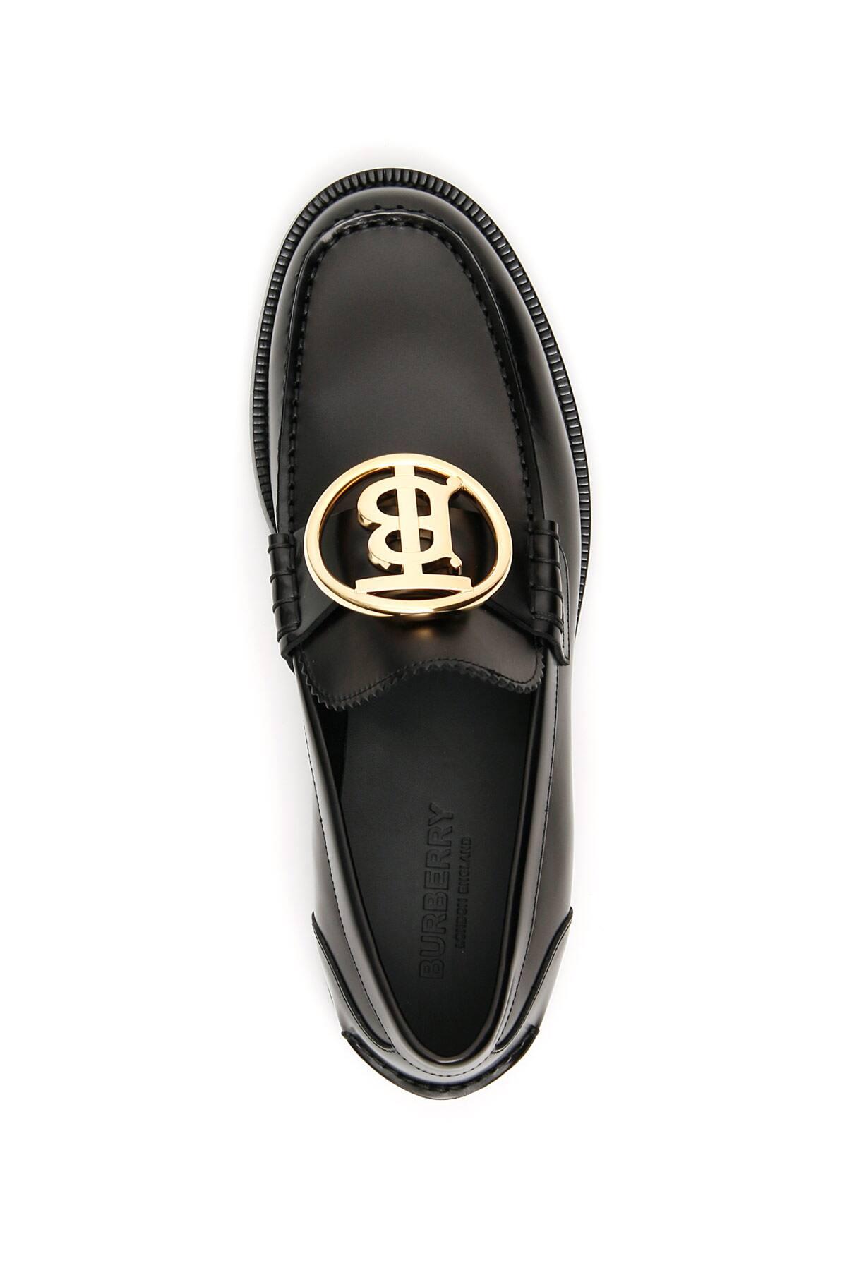 Burberry Tb Bedmoore Loafers in Black for Men | Lyst