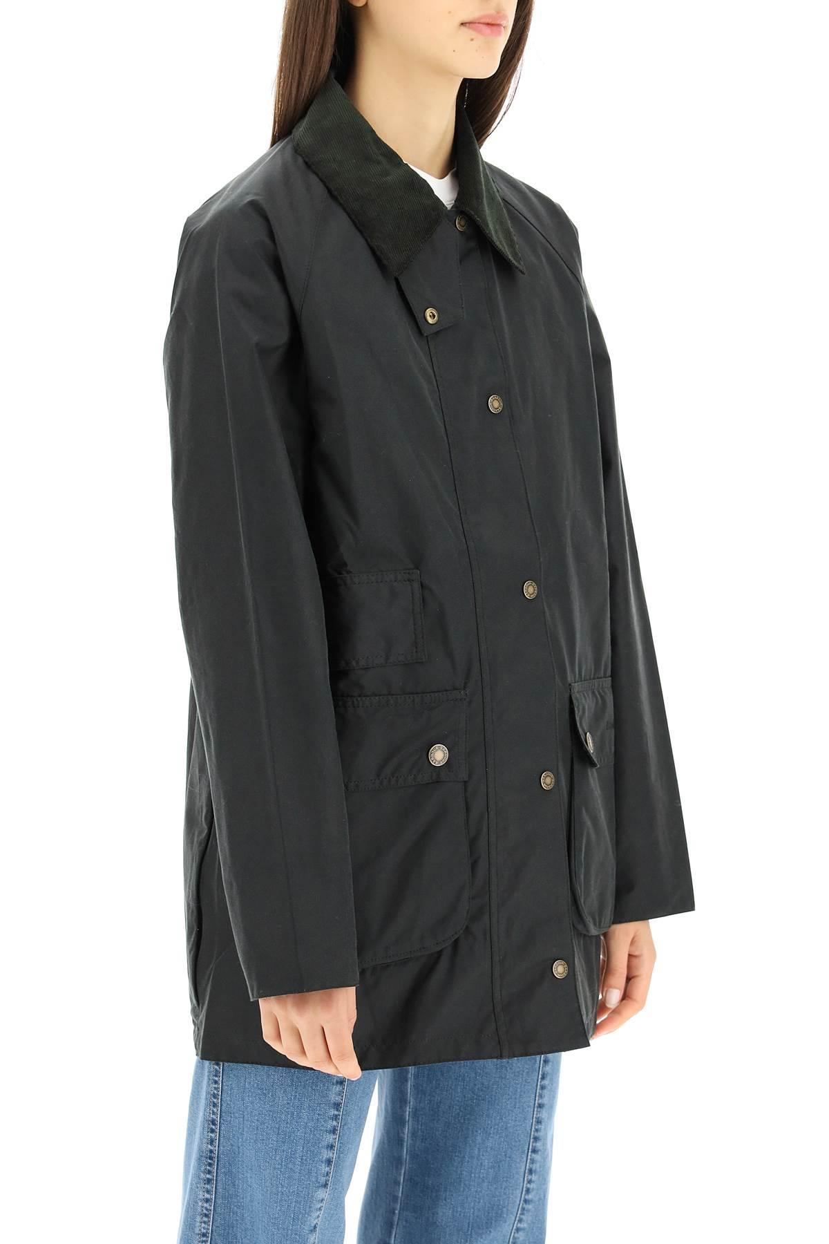Barbour Tain Wax Jacket in Black | Lyst