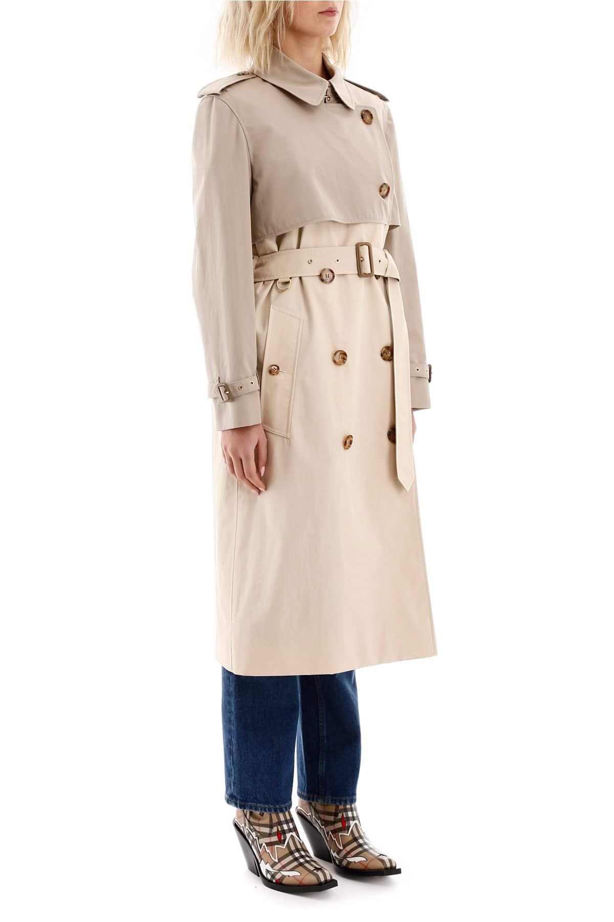 ladies deighton trench coat in two color