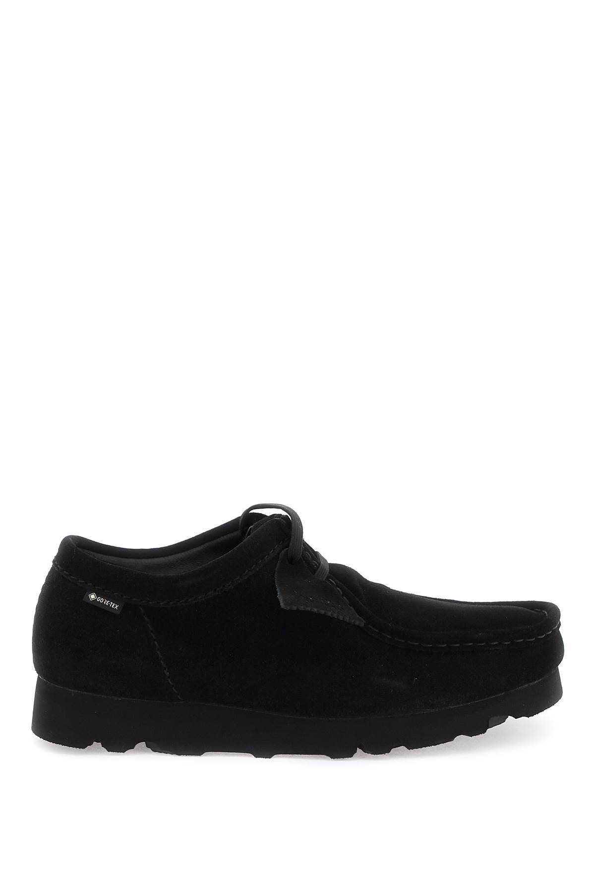 Clarks 'wallabee Gtx' Lace Up Shoes in Black for Men | Lyst