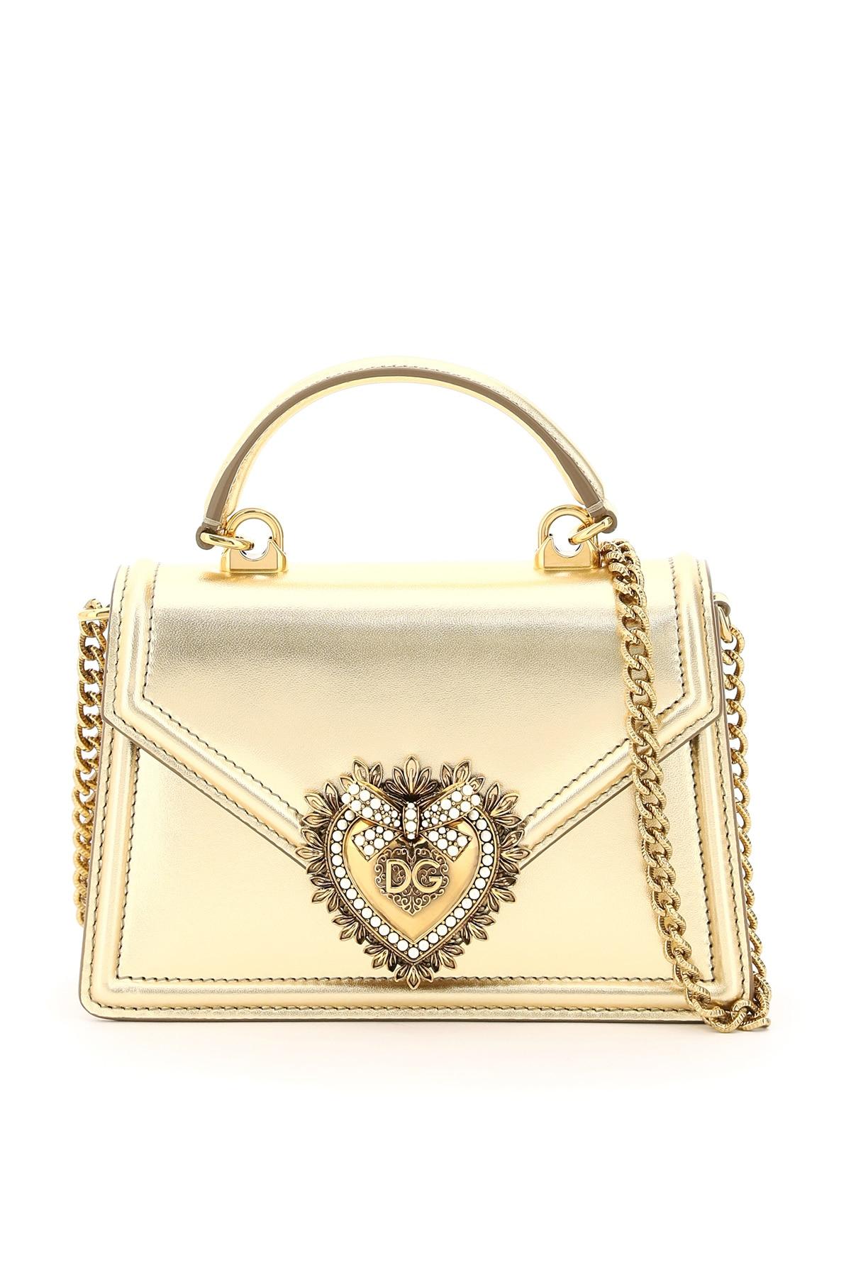 Dolce & Gabbana Small Devotion Bag in Metallic | Lyst