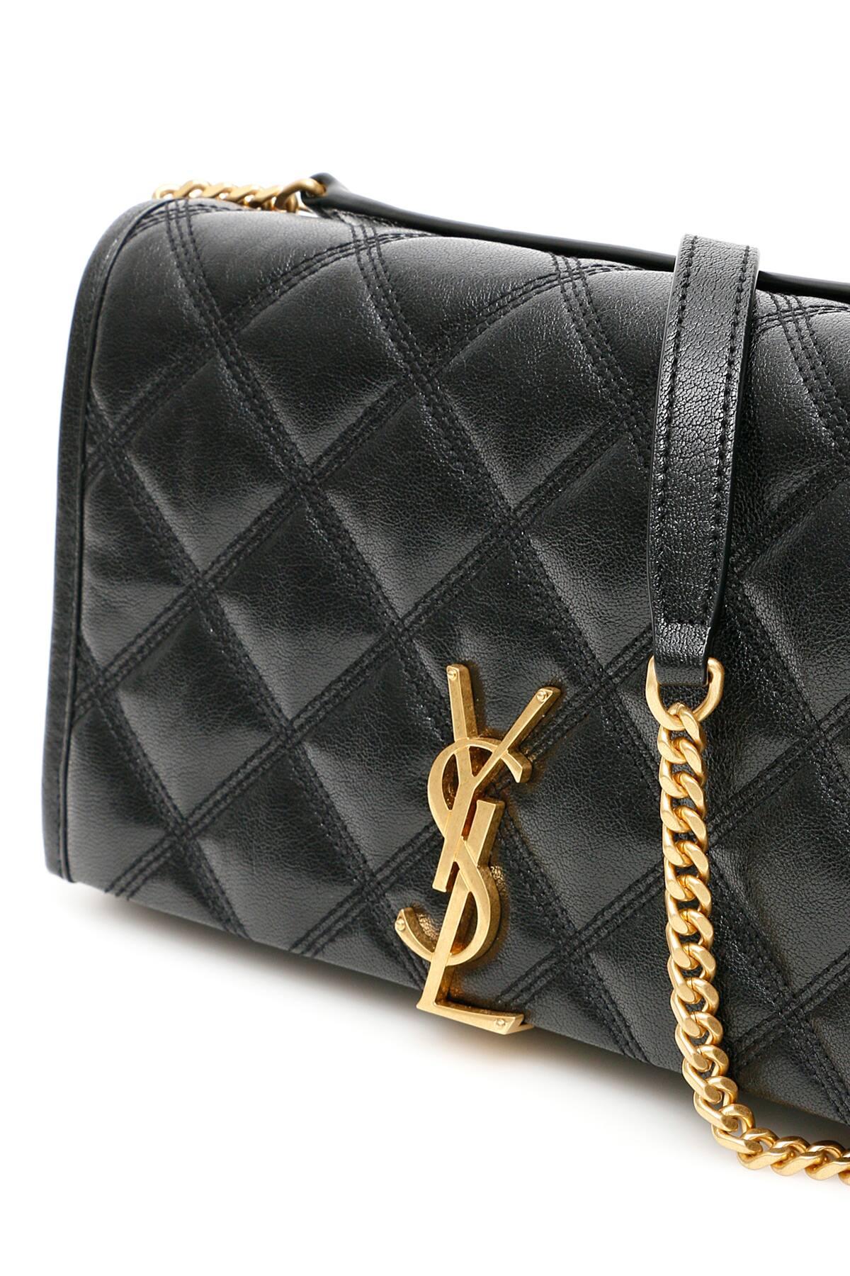 Saint Laurent Becky Chain Bag in Black Lyst