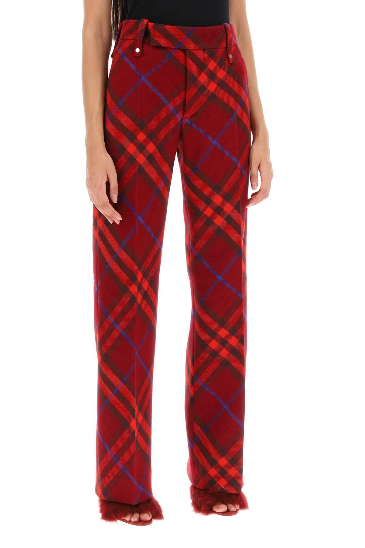 Burberry pants womens red outlet