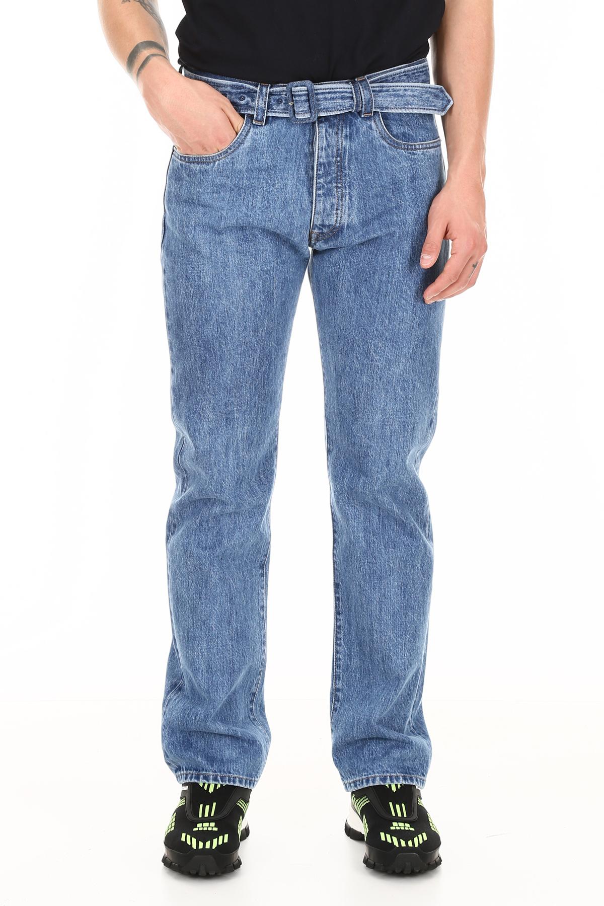 jeans triangle logo