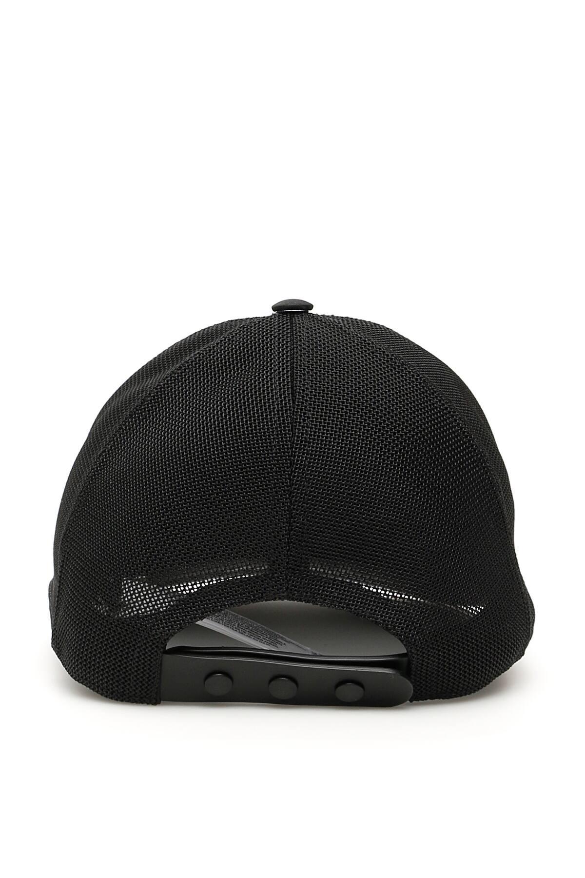 Burberry Black Trucker Hat for Men | Lyst