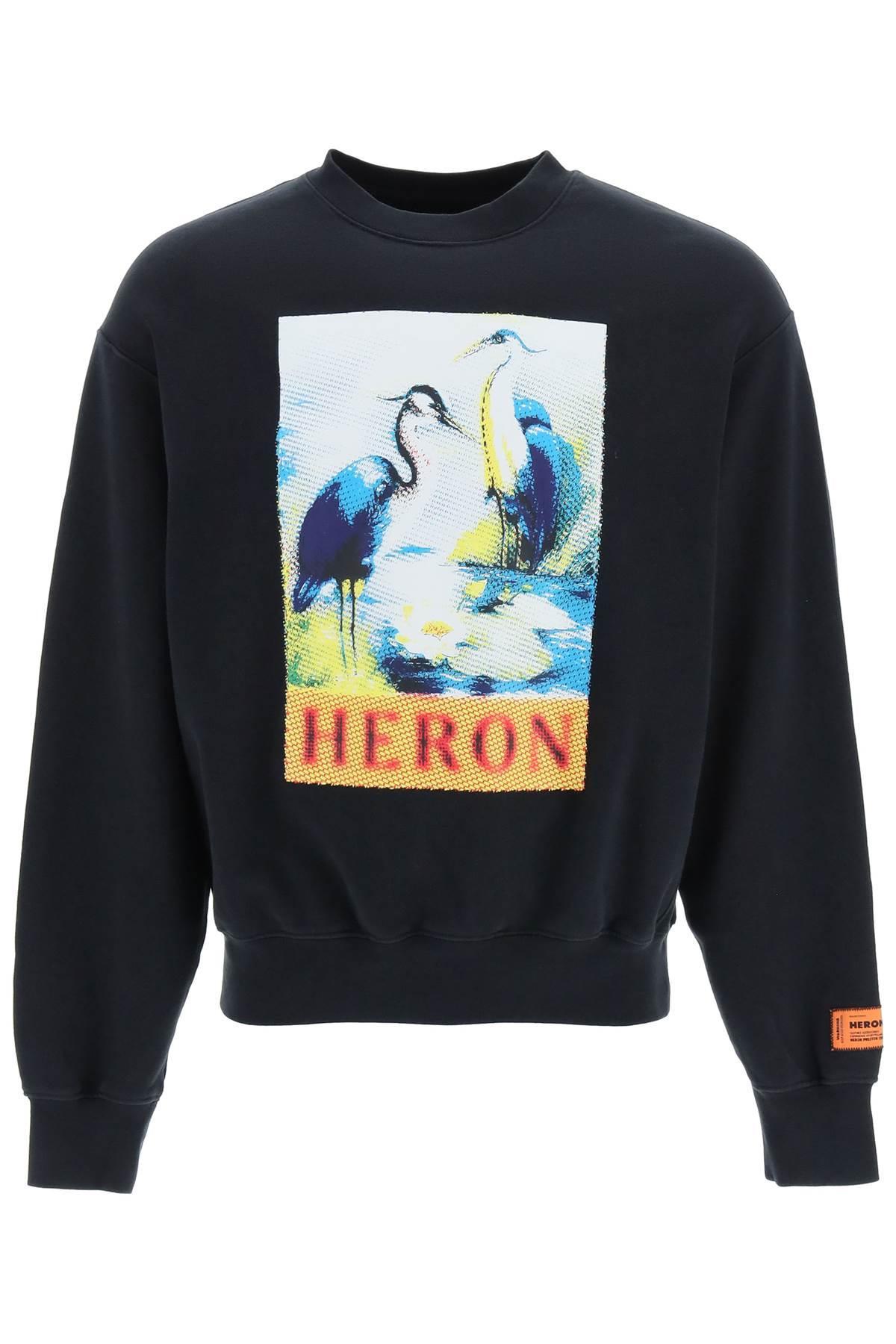 Heron Preston Halftone Sweatshirt With Multicolored Print in Blue for Men |  Lyst