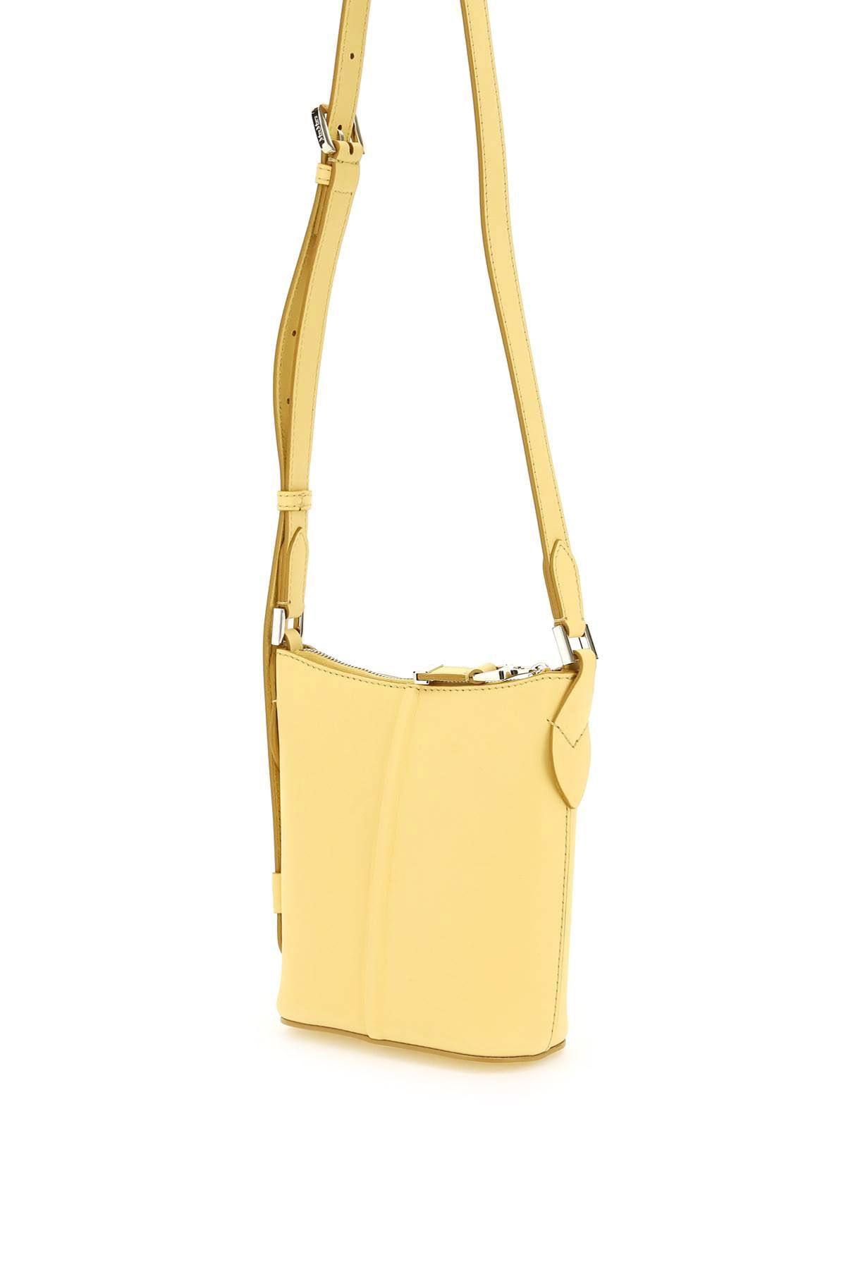 Max Mara Leather Riviera Bucket Bag in Yellow | Lyst