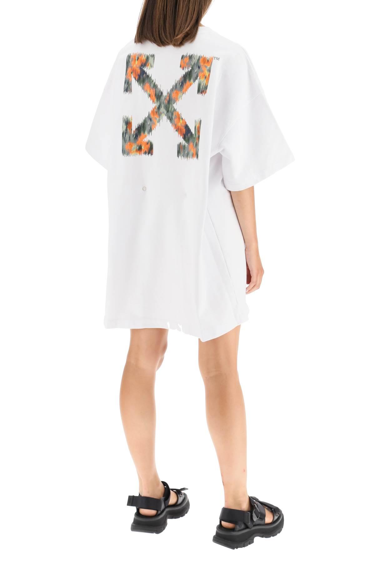 Off-White c/o Virgil Abloh Cotton Arrow Chine Flowers Print Mini ...