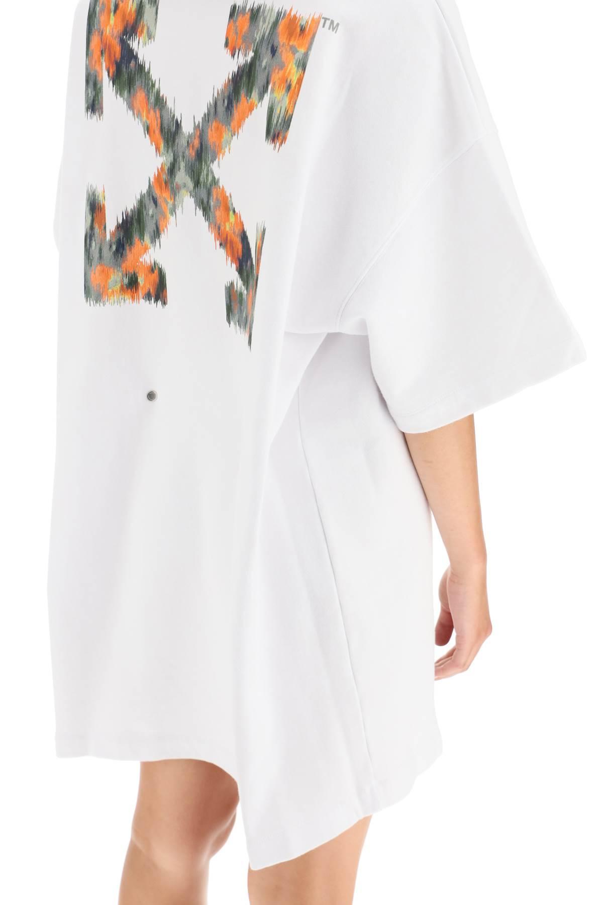 Off-White c/o Virgil Abloh Cotton Arrow Chine Flowers Print Mini ...