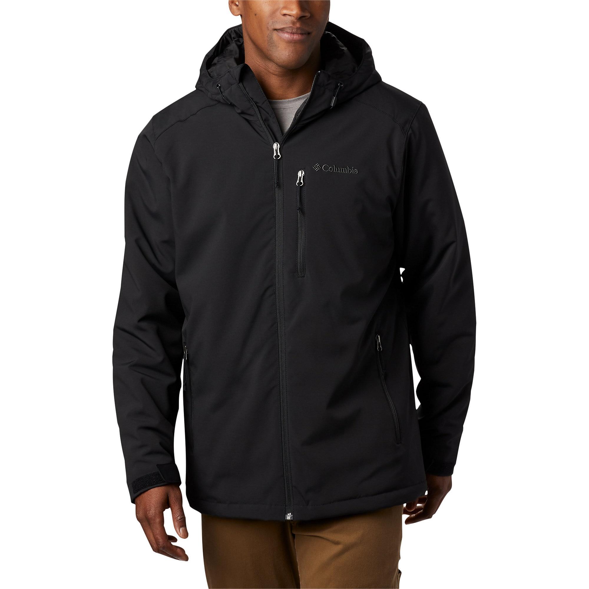 Columbia Synthetic Watertight Ii Front-zip Hooded Rain Jacket in Black ...