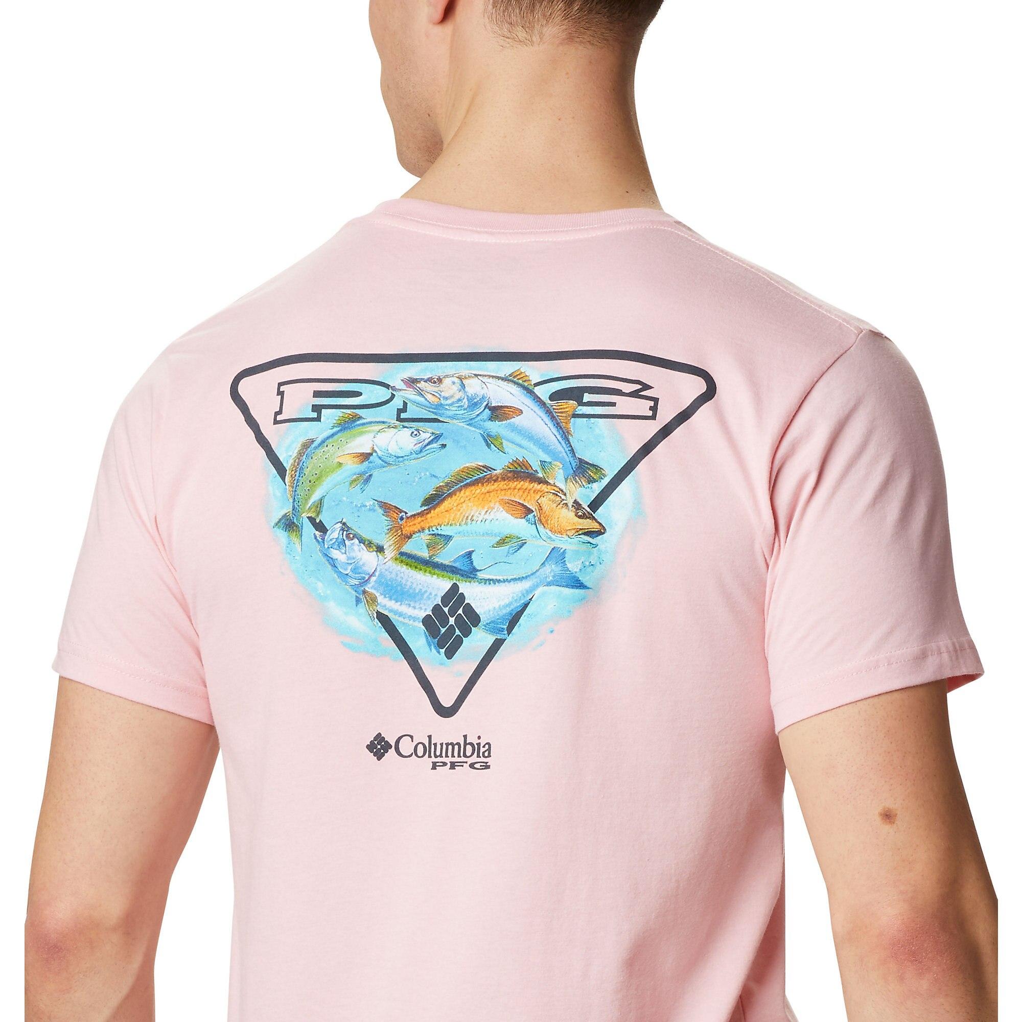Columbia Pfg Clemens Graphic Tshirt Short Sleeve in Pink for Men Lyst