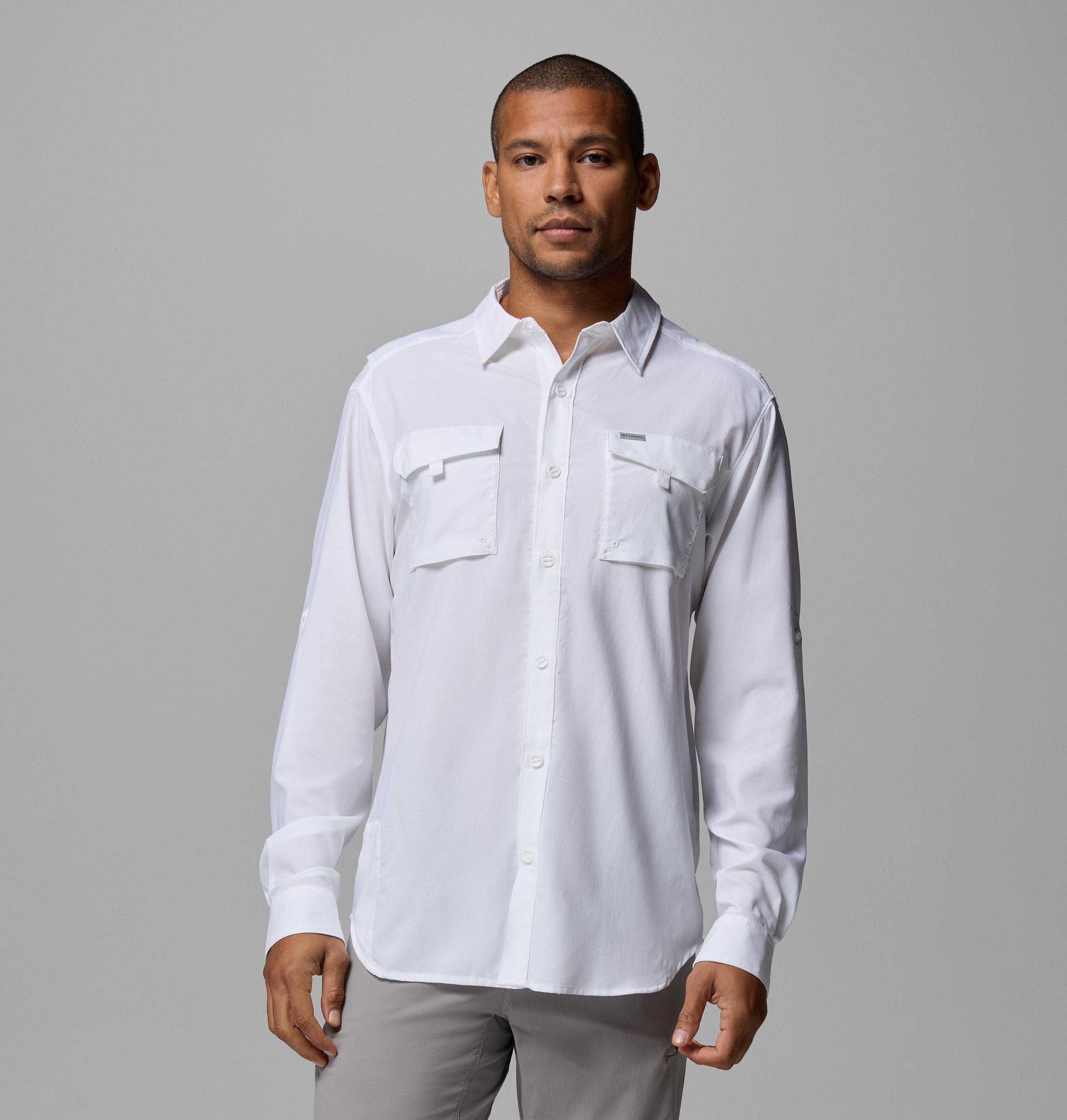 Chemise Boutonnée Columbia Grise LSU Tigers Pour Homme, Grande