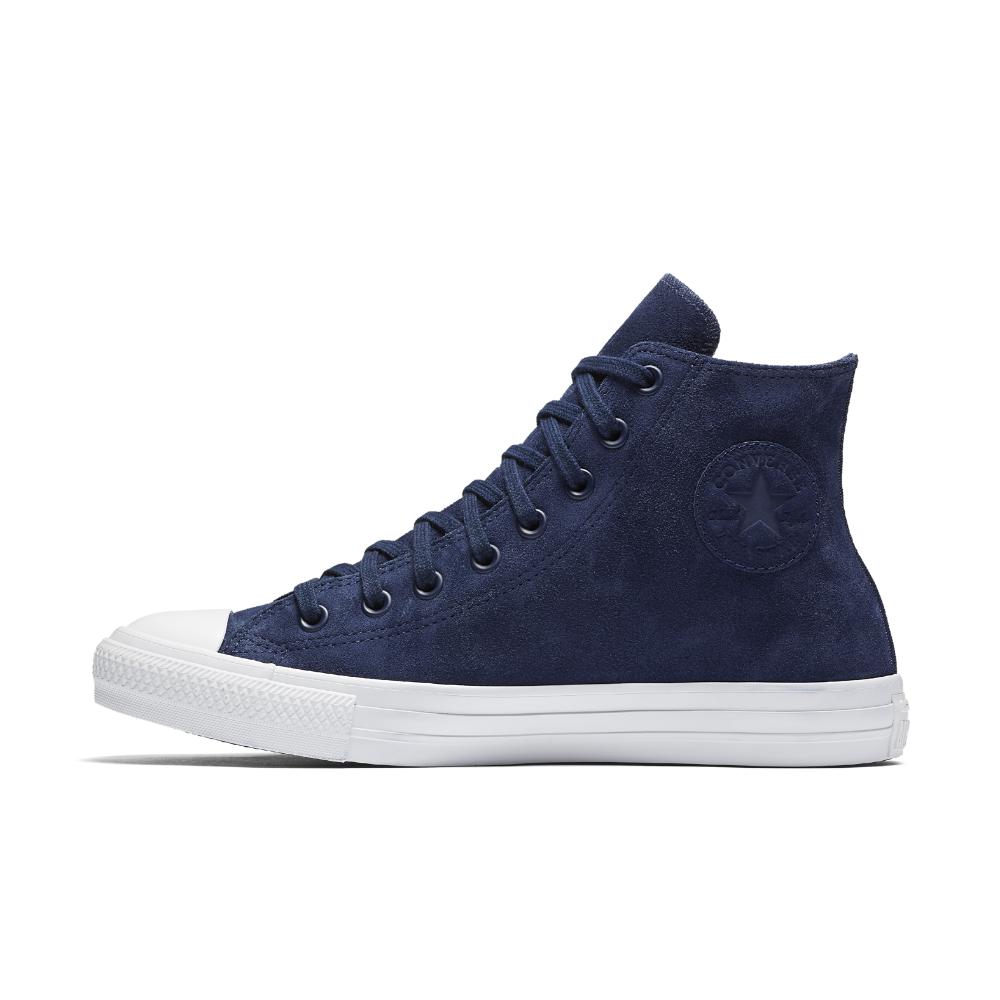 Converse Chuck Taylor All Star Water Resistant Suede High Top Shoe in  Midnight Navy (Blue) for Men - Lyst