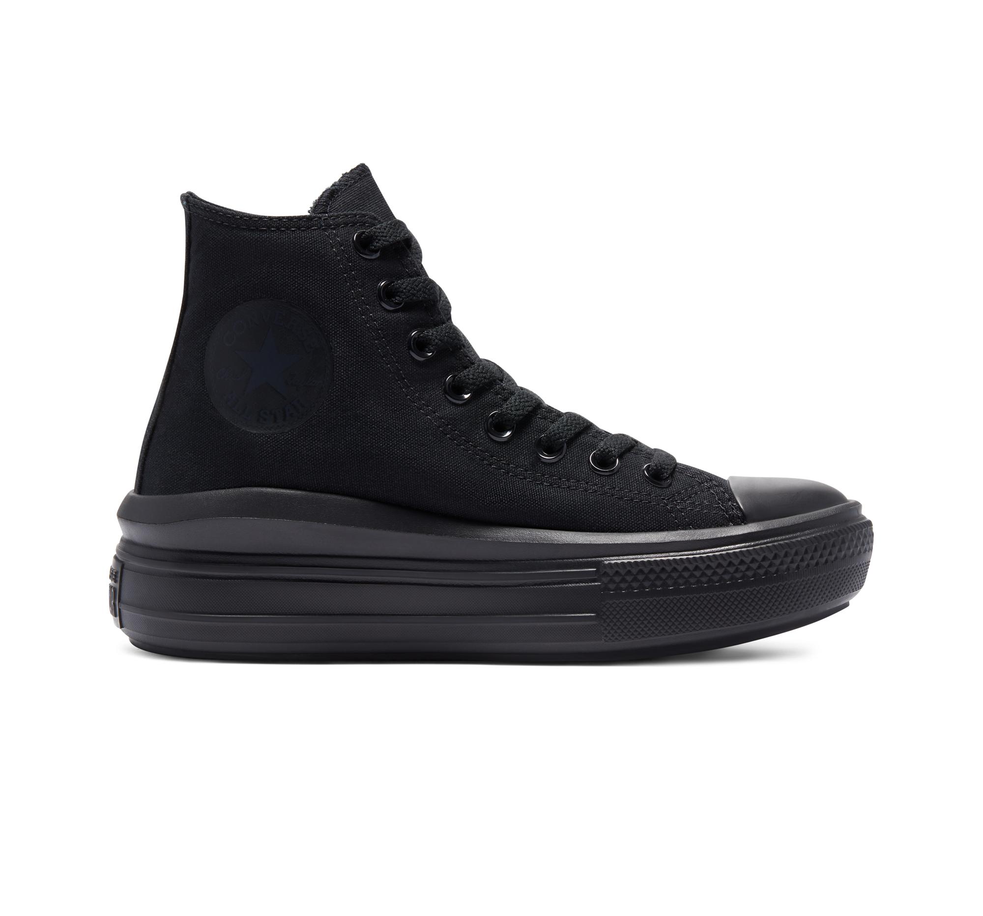 I Fordeling Souvenir Converse Monocolor Canvas Chuck Taylor All Star Move in Black - Lyst