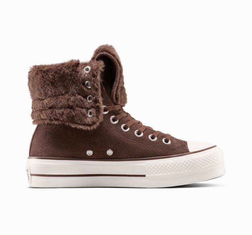 Converse Chuck Taylor All Star Fold-Over Lift Platform Xhi Faux