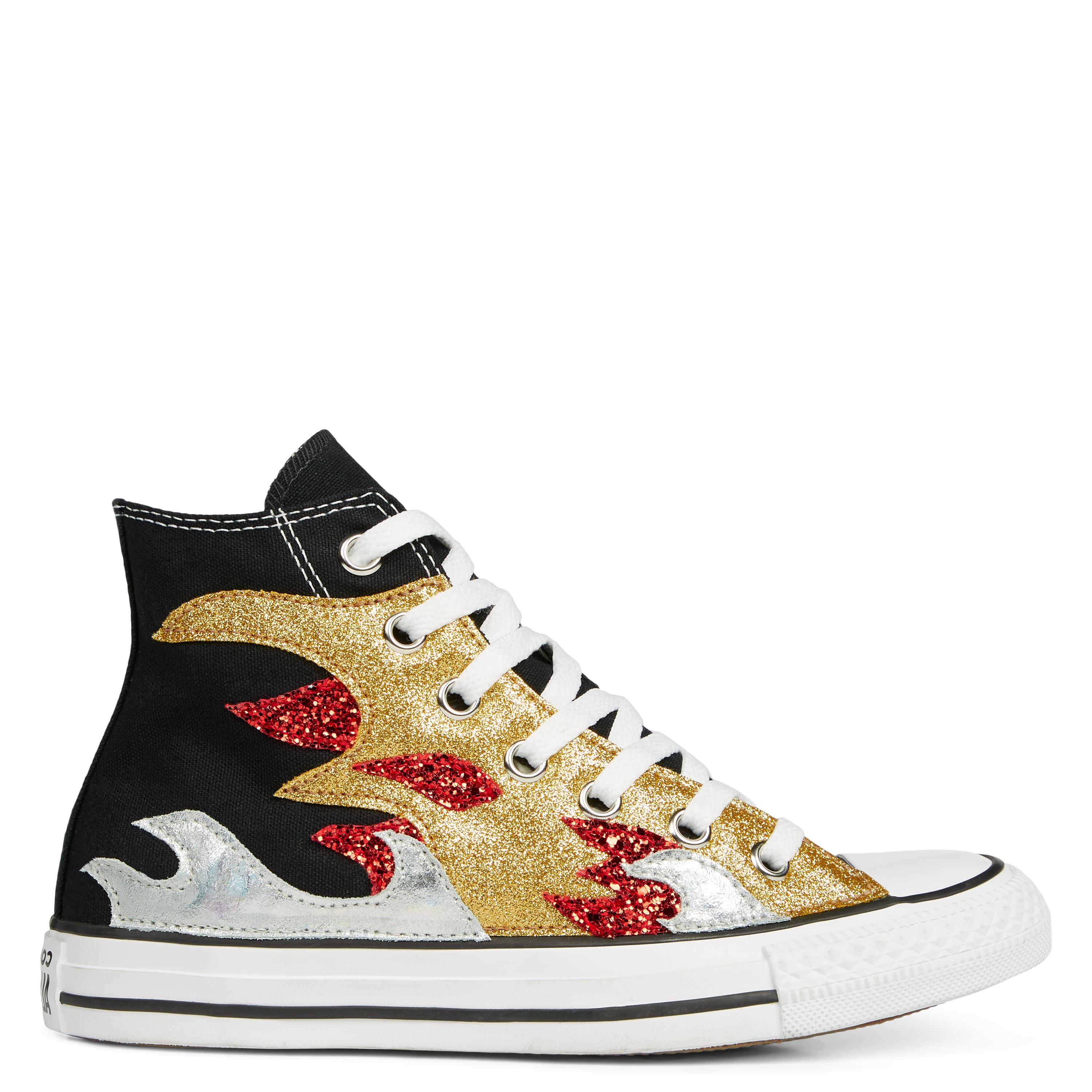 all star platform glitter