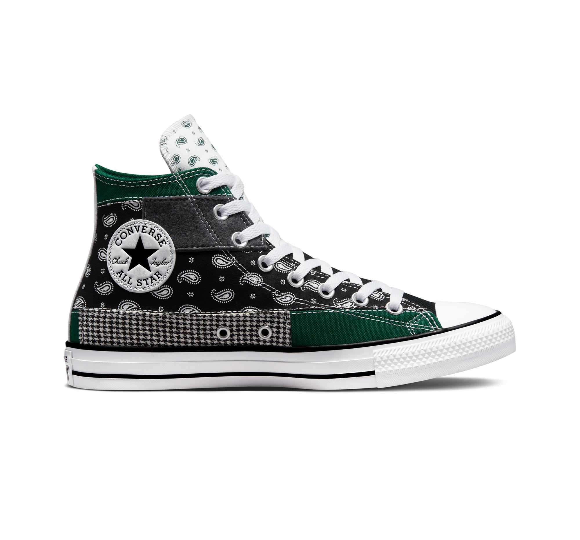 Converse Chuck Taylor All Star Hacked Patterns in Black | Lyst